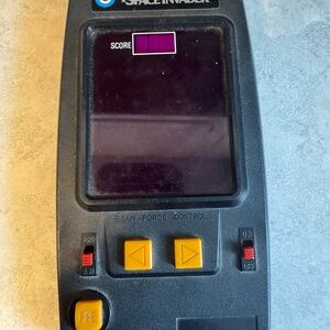 1980 Entex Space Invaders Handheld Portable Video Arcade Game TESTED & WORKING!